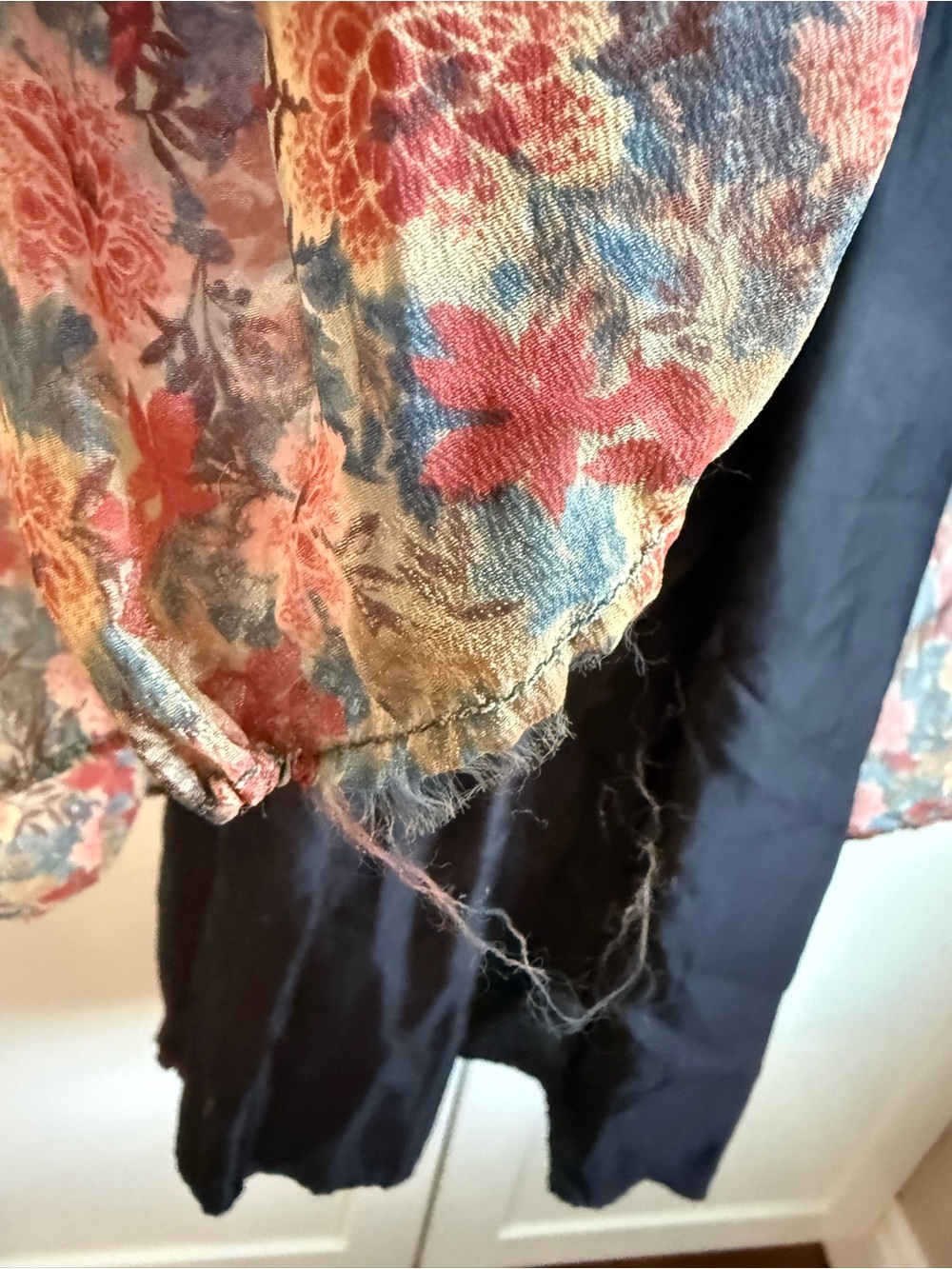 Vintage 70s Boho Floral Prairie Midi Dress | M - Picture 11 of 16